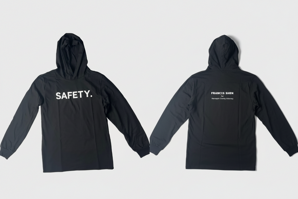 Long Sleeve Safety Hooded T-Shirt