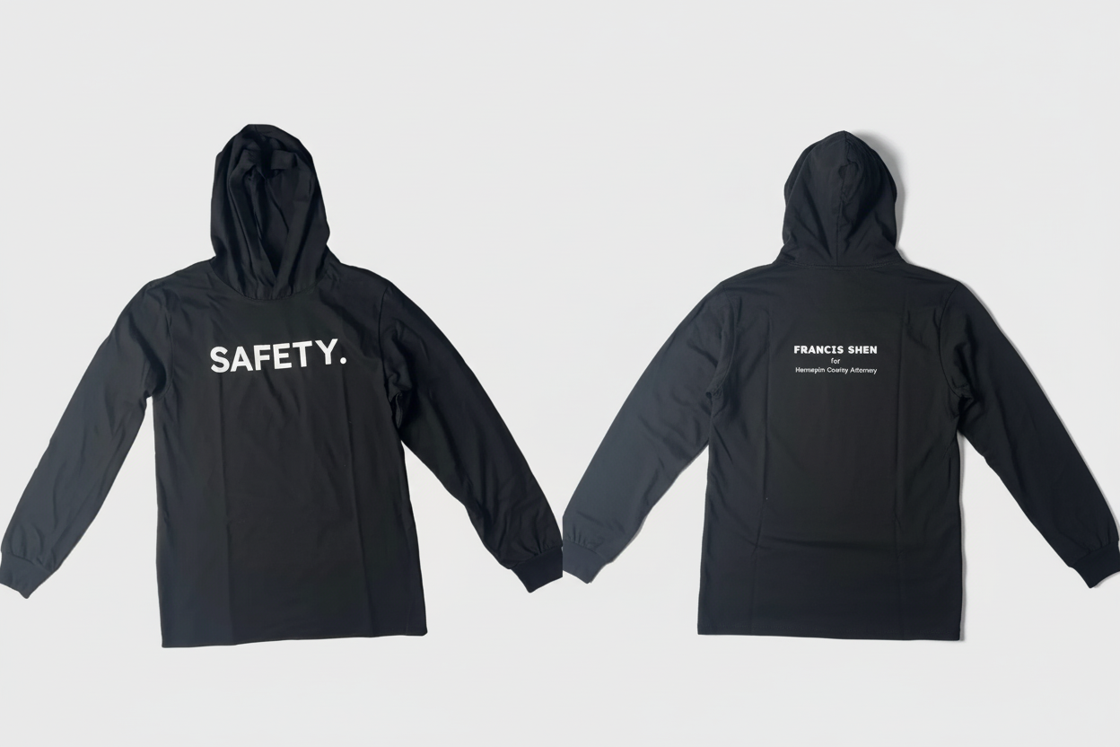 Long Sleeve Safety Hooded T-Shirt