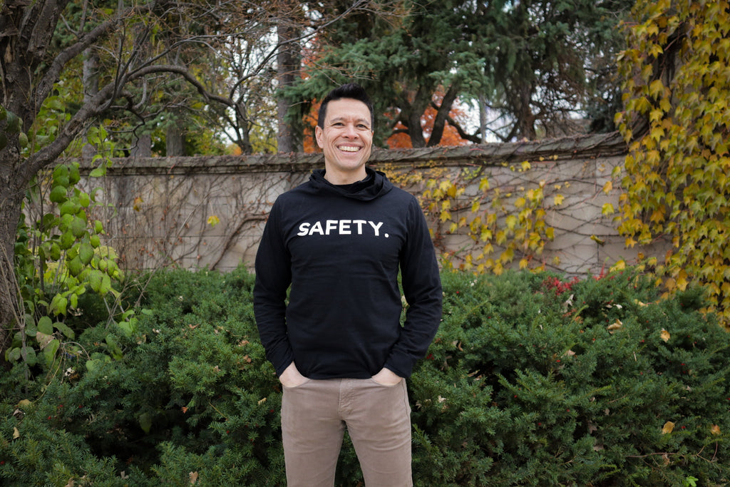 Long Sleeve Safety Hooded T-Shirt